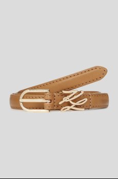 Кожаный ремень Karl Lagerfeld K/AUTOGRAPH