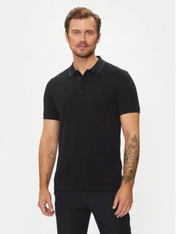 Boss Поло Paule 4 50506195 Чорний Slim Fit Boss Поло Paule 4 50506195 Чорний Slim Fit