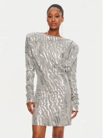 ROTATE Коктейльна сукня 113438720 Срібний Regular Fit