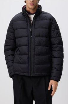 Reserved - Стьобана куртка зі вкладеним каптуром - чорний - 467EW-99X