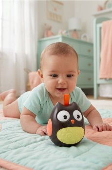 Хитка іграшка у формі сови - чорний