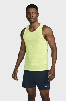 Мужская желтая майка KINVARA Желтый L Saucony SAM800364-CT