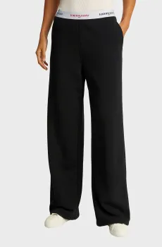 Женские черные спортивные брюки TJW TAPE SWEATPANTS EXT Черный M Tommy Jeans DW0DW20208