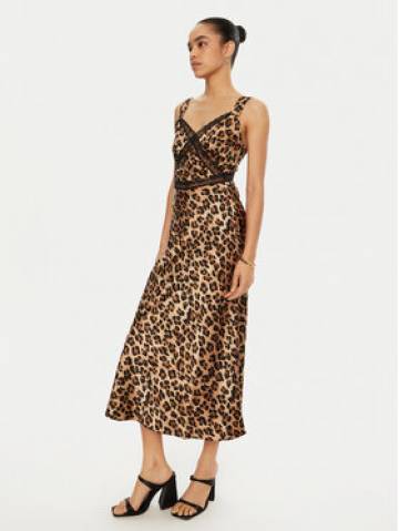 BARDOT Коктейльна сукня 58603DB2 Коричневий Regular Fit BARDOT Коктейльна сукня 58603DB2 Коричневий Regular Fit