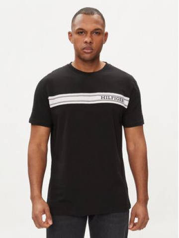 Tommy Hilfiger Футболка UM0UM03196 Чорний Regular Fit