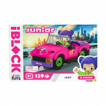 Конструктор iBlock Kids Hits Junior Джип, 24*16*6 см, 139 деталей, от 5 лет (KH08/012/01) Конструктор iBlock Kids Hits Junior Джип, 24*16*6 см, 139 деталей, от 5 лет (KH08/012/01)