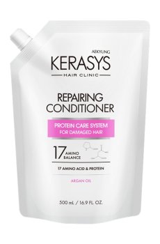 Восстанавливающий кондиционер для волос KeraSys Hair Clinic System Repairing Conditioner, 500 мл (дойпак)