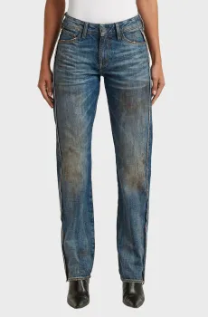 Женские синие джинсы selvedge Синий 28-30 G-Star RAW D28618,E460