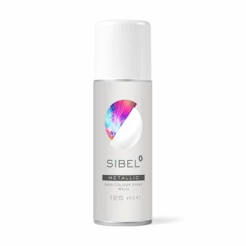 Цветной спрей для волос Sibel Hair Colour Spray Metallic White, 125 мл Цветной спрей для волос Sibel Hair Colour Spray Metallic White, 125 мл