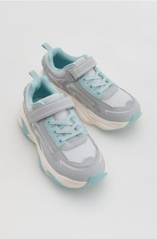 Reserved - Кросівки з комбінованого матеріалу - світло-сірий - 804IS-09X