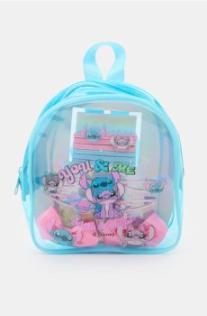 Набір аксесуарів для волосся в рюкзаку Stitch – 12 шт. - різнобарвний