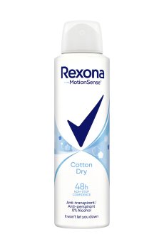 Антиперспирант-спрей женский Rexona Motion Sense Cotton Dry 48H Легкость Хлопка, 150 мл