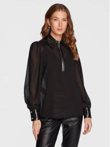 John Richmond Блузка Camicia RWA22207CA Чорний Regular Fit John Richmond Блузка Camicia RWA22207CA Чорний Regular Fit