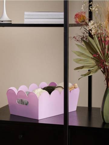 Декоративний контейнер - рожевий