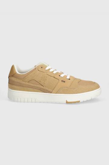 Кроссовки Tommy Hilfiger TH BASKET STREET SUMMER цвет бежевый FM0FM05074 Кроссовки Tommy Hilfiger TH BASKET STREET SUMMER цвет бежевый FM0FM05074