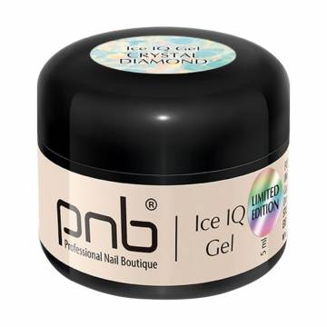 Низкотемпературный гель для ногтей PNB UV/LED Ice IQ Gel, Crystal Diamond, 5 мл Низкотемпературный гель для ногтей PNB UV/LED Ice IQ Gel, Crystal Diamond, 5 мл