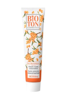 Восстанавливающий крем для рук Bioton Cosmetics Hand Cream с облепиховым маслом, 44 мл