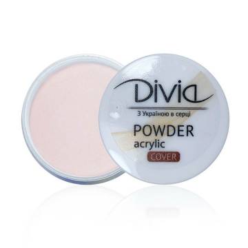 Акриловая пудра для ногтей Divia Acrylic Powder Cover Камуфлирующая, AC21 Pink, 32 г Акриловая пудра для ногтей Divia Acrylic Powder Cover Камуфлирующая, AC21 Pink, 32 г