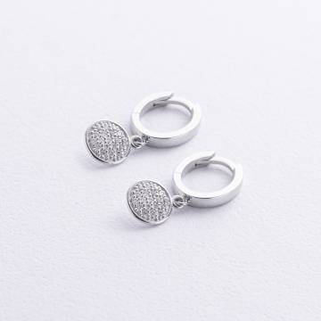Серьги в белом золоте с бриллиантами 318461121 Серьги в белом золоте с бриллиантами 318461121