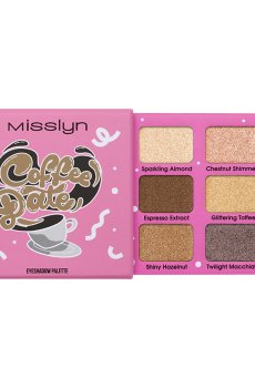 Палетка теней для век Misslyn Coffee Date Eyeshadow Palette 3 Cappuccino Dream, 7 г