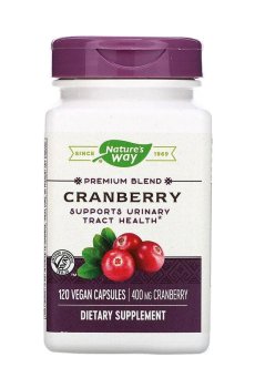 Клюква Natures Way Cranberry 400 мг, 120 веганских капсул