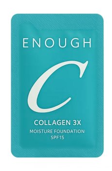 Тональный крем для лица Enough Collagen 3x Moisture Foundation, SPF 15, с тройным коллагеном 13N, 1 мл