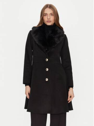Rinascimento Демісезонний плащ CFC0121914003 Чорний Regular Fit Rinascimento Демісезонний плащ CFC0121914003 Чорний Regular Fit