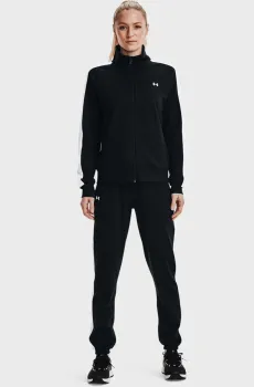 Женский черный спортивный костюм (кофта, брюки) Tricot Tracksuit Черный M Under Armour 1365147-001