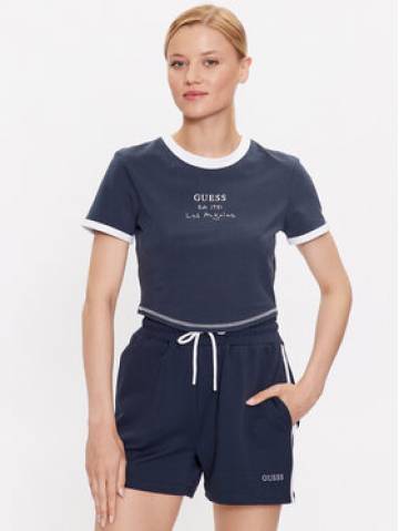 Guess Футболка Signature V3GI02 KBNW0 Cиній Slim Fit Guess Футболка Signature V3GI02 KBNW0 Cиній Slim Fit