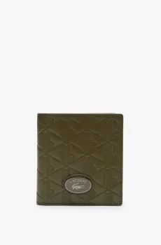 Мужской зеленый кошелек Зеленый ONESIZE Lacoste NH4575MRN62