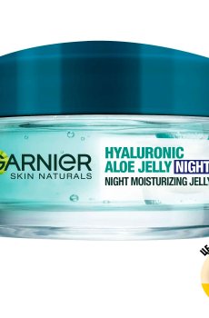 Ночной увлажняющий гиалуроновый алоэ-гель для лица Garnier Skin Naturals Hyaluronic Aloe Jelly Night для всех типов кожи, 50 мл