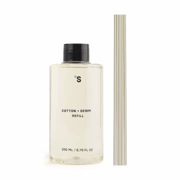 Сменный блок для аромадиффузора Sisters Aroma Cotton + Denim Refill Котон и деним, 200 мл Сменный блок для аромадиффузора Sisters Aroma Cotton + Denim Refill Котон и деним, 200 мл