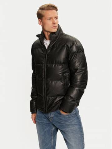 JOOP! Шкіряна куртка 17 Loman 80000659 Чорний Regular Fit JOOP! Шкіряна куртка 17 Loman 80000659 Чорний Regular Fit