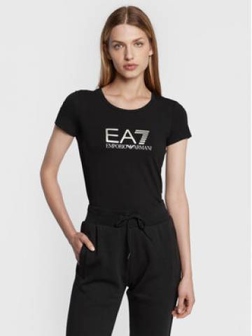 EA7 Emporio Armani Футболка 8NTT66 TJFKZ 0200 Чорний Slim Fit EA7 Emporio Armani Футболка 8NTT66 TJFKZ 0200 Чорний Slim Fit