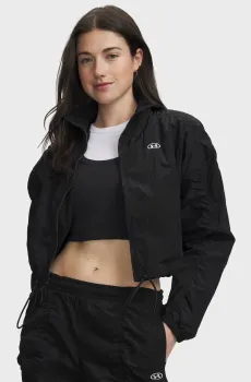 Женская черная ветровка Rival Woven Top-BLK Черный XS Under Armour 6013565-008