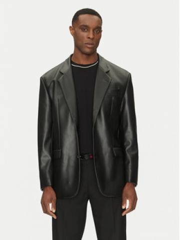 HUGO Піджак Ulan251X 50533338 Чорний Oversize HUGO Піджак Ulan251X 50533338 Чорний Oversize