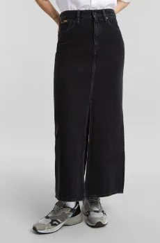 Женская черная джинсовая юбка Viktoria Long Черный 28 G-Star RAW D24385,D772