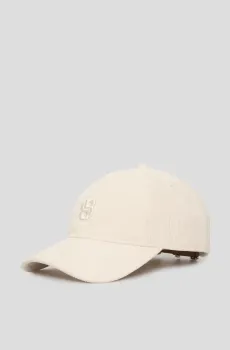 Женская бежевая вельветовая кепка Бежевый ONESIZE BOSS 50544419;118