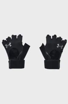 Мужские черные кожаные перчатки Ms Weightlifting Gloves Черный XL Under Armour 1369830-001
