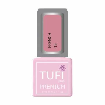 Гель-лак для ногтей Tufi profi Premium French 15 Нежность, 8 мл Гель-лак для ногтей Tufi profi Premium French 15 Нежность, 8 мл