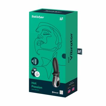 Анальный смарт-вибратор Satisfyer Hot Passion Anal Vibrator с подогревом, черный, 1 шт Анальный смарт-вибратор Satisfyer Hot Passion Anal Vibrator с подогревом, черный, 1 шт