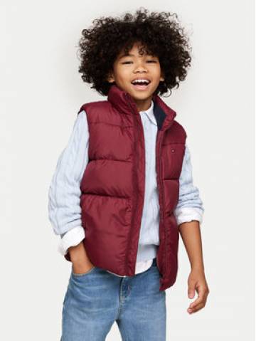 Tommy Hilfiger Жилет Essential KB0KB08557 Бордовий Regular Fit Tommy Hilfiger Жилет Essential KB0KB08557 Бордовий Regular Fit