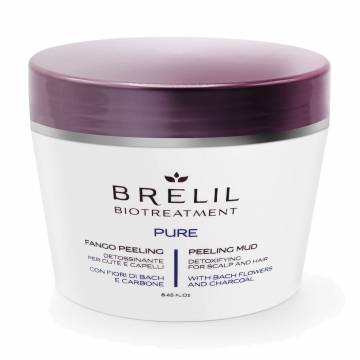 Очищающий пилинг для волос Brelil Bio Traitement Pure Peeling Mud грязевой, 250 мл Очищающий пилинг для волос Brelil Bio Traitement Pure Peeling Mud грязевой, 250 мл