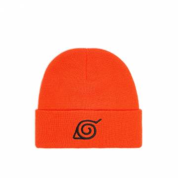 Cropp - Шапка beanie з принтом Naruto - помаранчевий Cropp - Шапка beanie з принтом Naruto - помаранчевий