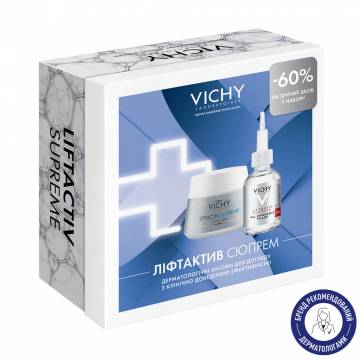 Набор для лица Vichy Liftactiv Supreme (сыворотка, 30 мл + крем, 50 мл) Набор для лица Vichy Liftactiv Supreme (сыворотка, 30 мл + крем, 50 мл)