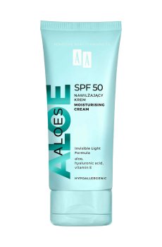 Увлажняющий крем для лица AA Cosmetics Aloes Moisturising Cream SPF 50, 40 мл