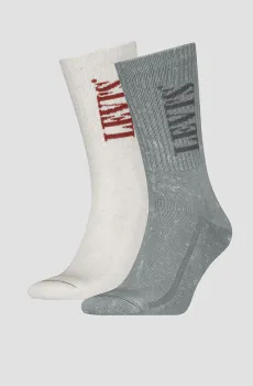 Серые носки (2 пары) Серый 35-38 Levi’s® 701232256;003