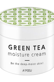 Увлажняющий крем для лица Apieu Green Tea Moisture Cream с зеленым чаем, 110 мл