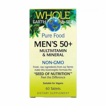 Мультивитаминный и минеральный комплекс для мужчин Natural Factors Mens 50+ Miltivitamin & Mineral, от 50 лет, 60 таблеток Мультивитаминный и минеральный комплекс для мужчин Natural Factors Mens 50+ Miltivitamin & Mineral, от 50 лет, 60 таблеток