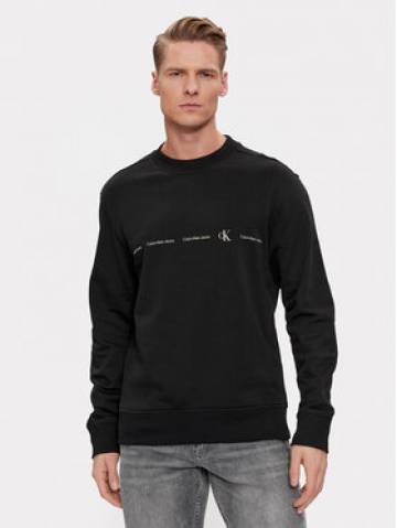 Calvin Klein Jeans Світшот Logo Repeat J30J324624 Чорний Regular Fit Calvin Klein Jeans Світшот Logo Repeat J30J324624 Чорний Regular Fit